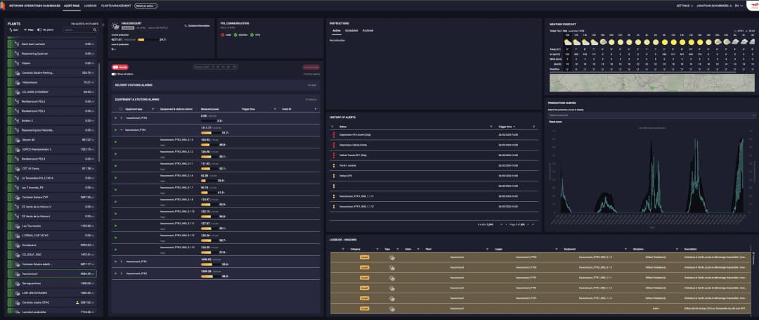 Alert page, 40-inch. Screenshot from prod