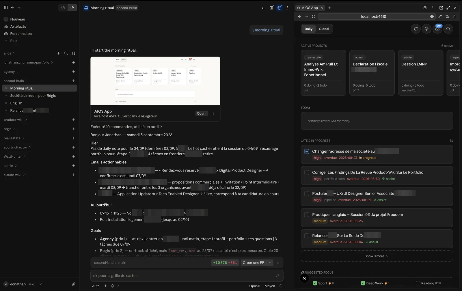 AI OS screenshot